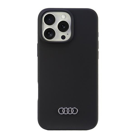 Audi nakładka Silicone Case do iPhone 16 Pro Max 6.9" czarna