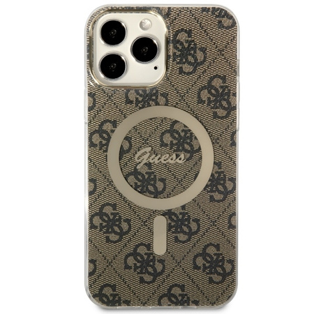 Guess GUHMP13XH4STW iPhone 13 Pro Max 6.7&quot; Braun/Braun Hardcase 4G MagSafe