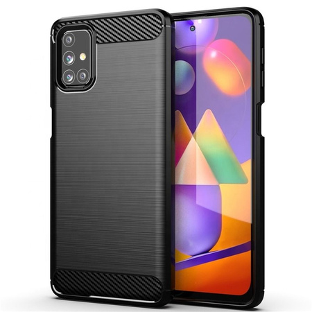 Futerał CARBON do SAMSUNG Galaxy M31s czarny