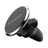 Wozinsky WUMKO magnetic phone holder for car air vent - black