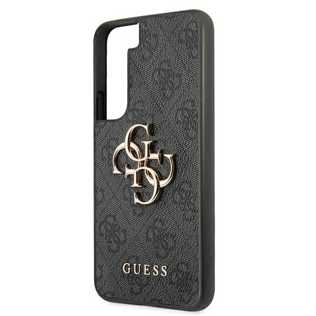 Oryginalne Etui SAMSUNG GALAXY S22 Guess Hardcase 4G Big Metal Logo GUHCS22S4GMGGR szare