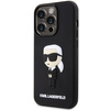 Karl Lagerfeld KLHCP14L3DRKINK iPhone 14 Pro 6.1" czarny/black hardcase Rubber Ikonik 3D