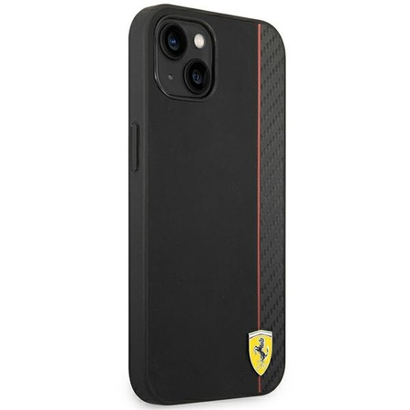 Original Case IPHONE 14 PLUS Ferrari Hardcase Carbon (FEHCP14MAXBK) black