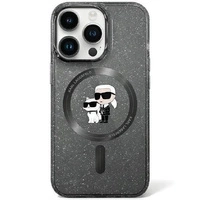 Karl Lagerfeld KLHMN61HGKCNOK iPhone 11 / Xr 6.1&quot; black/black hardcase Karl&amp;Choupette Glitter MagSafe