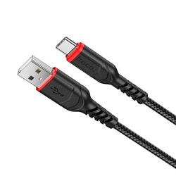 HOCO kabel USB do Typ C 3A VICTORY X59 1 m czarny