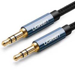 Kabel mini jack 3,5mm UGREEN AV122, AUX, 1m (niebieski)