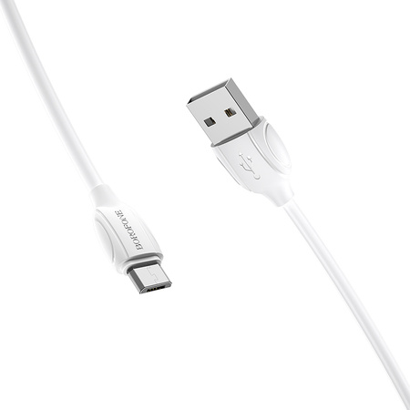 Borofone Kabel BX19 Benefit - USB na Micro USB - 2,4A 1 metr biały