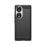 Carbon Case Silikonhülle für Honor 90 - schwarz