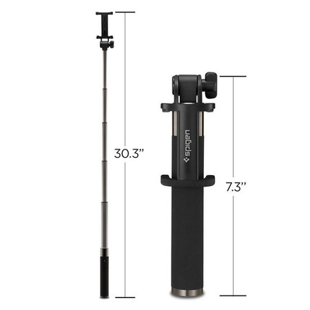 Spigen S530w Wireless Selfie Stick Black