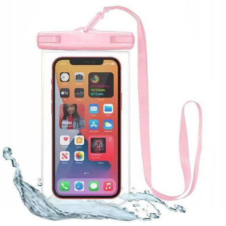 Schutzhülle Tech-Protect Universal Waterproof Case rosa