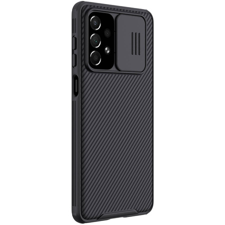 Nillkin CamShield Pro Case Armoured Case Tasche Kameraabdeckung Samsung Galaxy A73 Schwarz