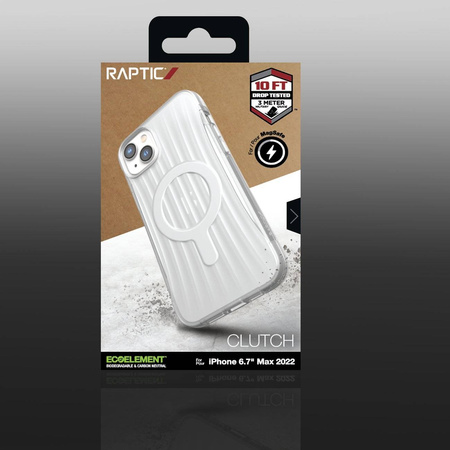 Raptic X-Doria Clutch Case iPhone 14 Plus with MagSafe back cover transparent