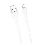 Cable 2.4A 2m USB - Lightning XO NB200 white