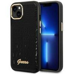 Guess GUHCP14MHGCRHK iPhone 14 Plus 6,7" czarny/black hardcase Croco Collection