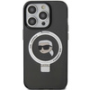 Karl Lagerfeld KLHMP15LHMRSKHK iPhone 15 Pro 6.1&quot; black/black hardcase Ring Stand Karl Head MagSafe