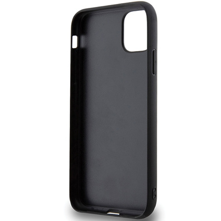 Karl Lagerfeld KLHCN613DMKRLK iPhone 11 / Xr 6.1&quot; black/black hardcase 3D Rubber Multi Logo