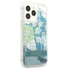 Guess GUHCP13LLFLSN iPhone 13 Pro / 13 6.1 &quot;green / green hardcase Flower Liquid Glitter