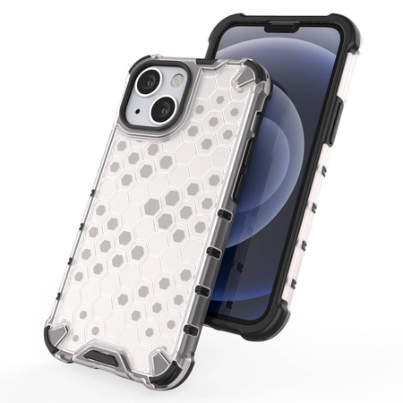 Honeycomb etui pancerny pokrowiec z żelową ramką iPhone 13 mini niebieski