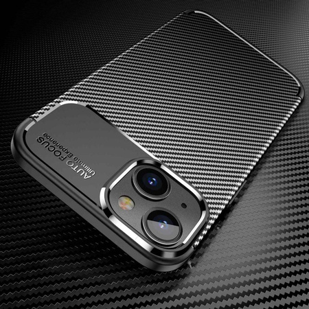 Etui IPHONE 14 Pancerne Shockproof Nexeri Carbon Fiber czarne