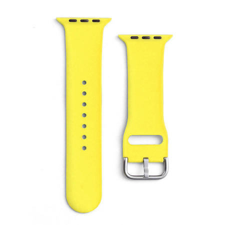 Silicone Strap APS Silicone Watch Band 8/7/6/5/4/3/2 / SE (45/44 / 42mm) Strap Watchband Yellow