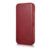 iCarer CE Oil Wax Premium Leather Folio Case Leather Case for iPhone 14 Plus Flip Magnetic MagSafe red (AKI14220707-RD)