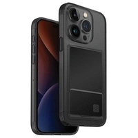 Uniq Air Fender ID-Hülle iPhone 15 Pro 6,1&quot; grau/rauchgrau getönt. Kartensteckplatz