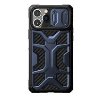 Nillkin Adventruer Case case for iPhone 13 Pro Max armored cover with camera cover blue