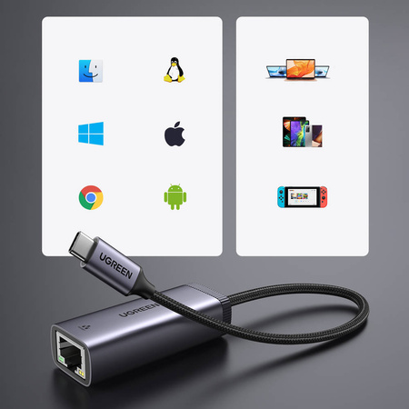 Ugreen CM483 USB-C 10/100/1000M Ethernet Adapter