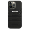 AMG AMHCP14LGSEBK iPhone 14 Pro 6,1" czarny/black hardcase Leather Debossed Lines