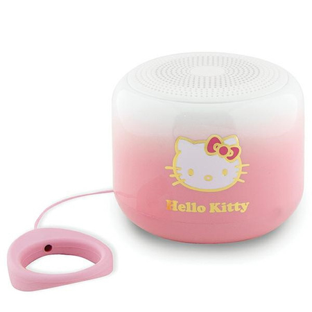 Hello Kitty głośnik Bluetooth HKWSBT6GKEP różowy/pink Electroplate Gradient