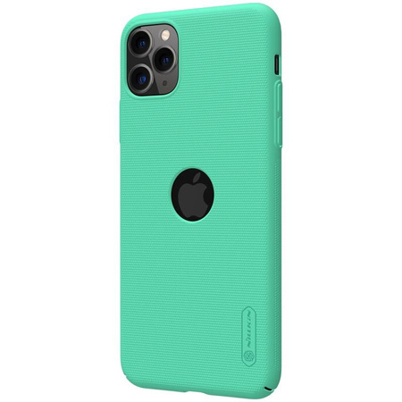 Nillkin Super Frosted Shield - Etui Apple iPhone 11 Pro z wycięciem na logo (Mint Green)