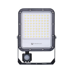 Naświetlacz LED PROXIM+ 50W 6500K 7500lm PIR 230V IP65 Forever Light 150lm/W 5 lat gwarancji