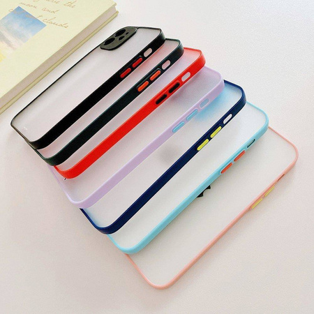 Milky Case silicone flexible translucent case for Samsung Galaxy A42 5G navy blue