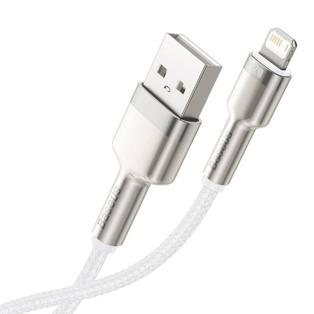 Baseus Cafule Series Metal Data Cable USB to IP 2.4A 2m White