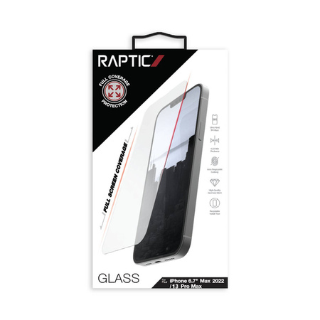 Raptic X-Doria Full Glass iPhone 14 Plus Vollbild aus gehärtetem Glas