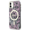 Guess GUHMN61HCFWSP iPhone 11 / Xr 6.1" pink/pink hardcase Flower MagSafe