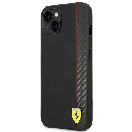 Original Case IPHONE 14 PLUS Ferrari Hardcase Carbon (FEHCP14MAXBK) black