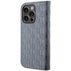 Karl Lagerfeld KLBKP14LSAKLHPG iPhone 14 Pro 6.1&quot; bookcase silver/silver Saffiano Monogram