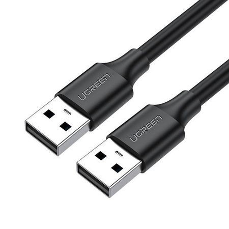 Ugreen kabel przewód USB 2.0 (męski) - USB 2.0 (męski) 0,5 m czarny (US128 10308)