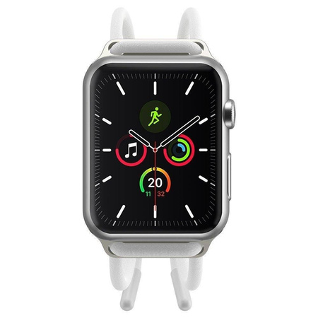 Baseus pasek opaska bransoleta do Apple Watch 38 mm / 40 mm biały (LBAPWA4-A24)