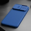 Pancerne etui Nillkin CamShield Pro Magnetic Case do iPhone 15 Pro z osłoną na aparat - fioletowe