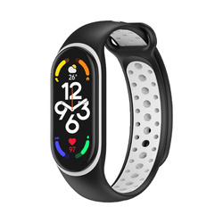 Pasek / opaska sportowa do smart band Xiaomi Mi Band 5 / 6 / 7 czarna (11)