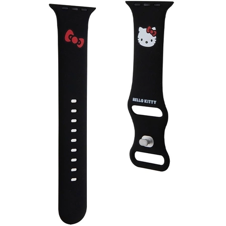 Hello Kitty Silicone Kitty Head Strap for Apple Watch 42/44/45/49mm - Black