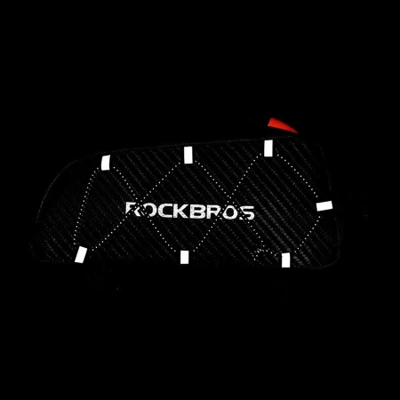 Rockbros 039BK Fahrradrahmentasche 1 l mit Geflecht – Schwarz