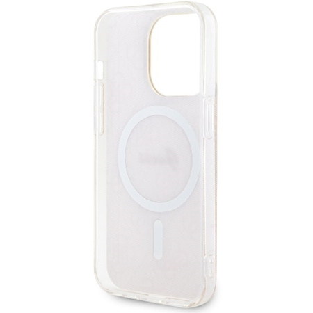 Guess GUHMP14LH4STP iPhone 14 Pro 6.1" różowy/pink hardcase 4G MagSafe