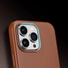 Dux Ducis Naples iPhone 14 Pro case magnetic leather MagSafe case brown