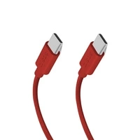 SBS TECABLETISSUETCCR USB-C - USB-C 1.5m 60W Braided Cable - Red