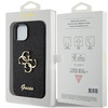 Original Case APPLE IPHONE 15 Guess Hardcase Glitter Script Big 4G (GUHCP15SHG4SGK) black