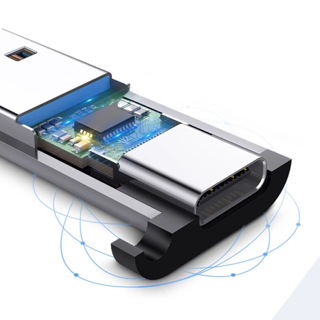 Adapter USB C (żeński) - USB (męski) Ugreen US276 USB 5Gb/s - szary