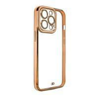 Fashion Case Hülle für Samsung Galaxy A12 5G Gold Frame Gel Cover Gold